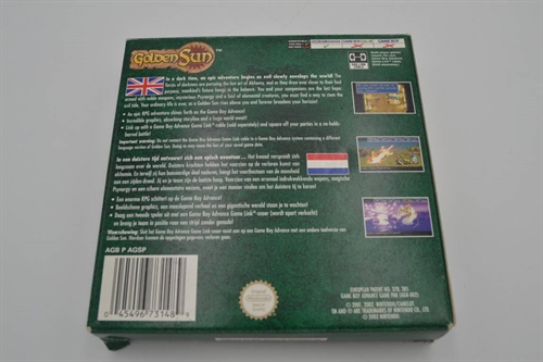 Golden Sun - EUR - I æske - GameBoy Advance spil (A Grade) (Genbrug)